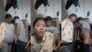 พนักงานแอบมาเย็ด หลุดสองหนุ่มสาวพนักงานแอบมาตั้งกล้องเย็ดกันหลังร้าน