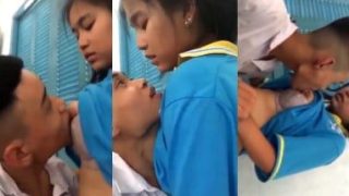 คลิปหลุดนักเรียนแอบขย่มควยหลังห้องเรียน